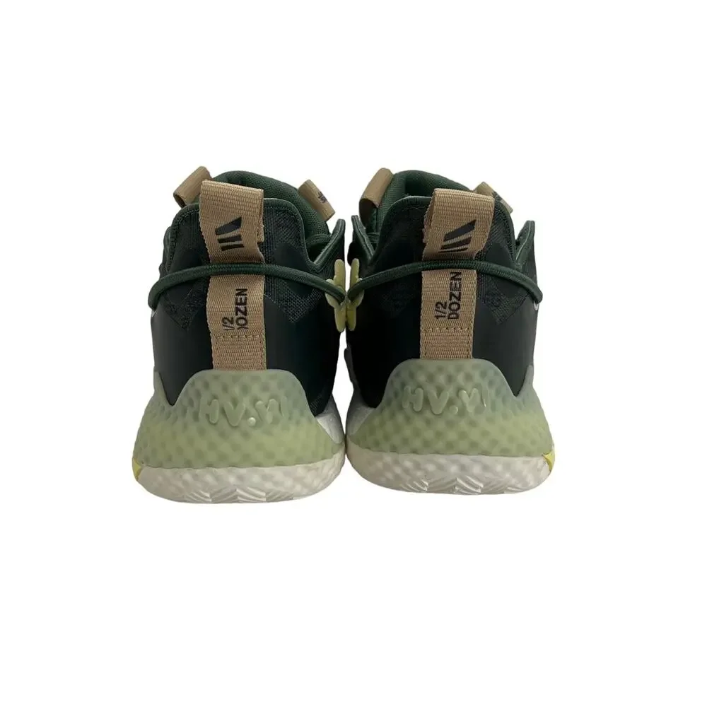 Adidas Men's Harden Vol. 6 Basketball Shoes Green Yellow Brown V6 Size 6 New